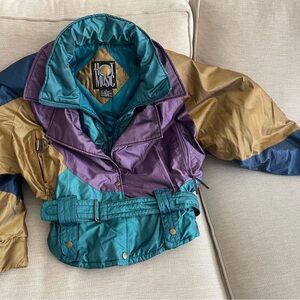 Vintage Multi-Color Ski Jacket